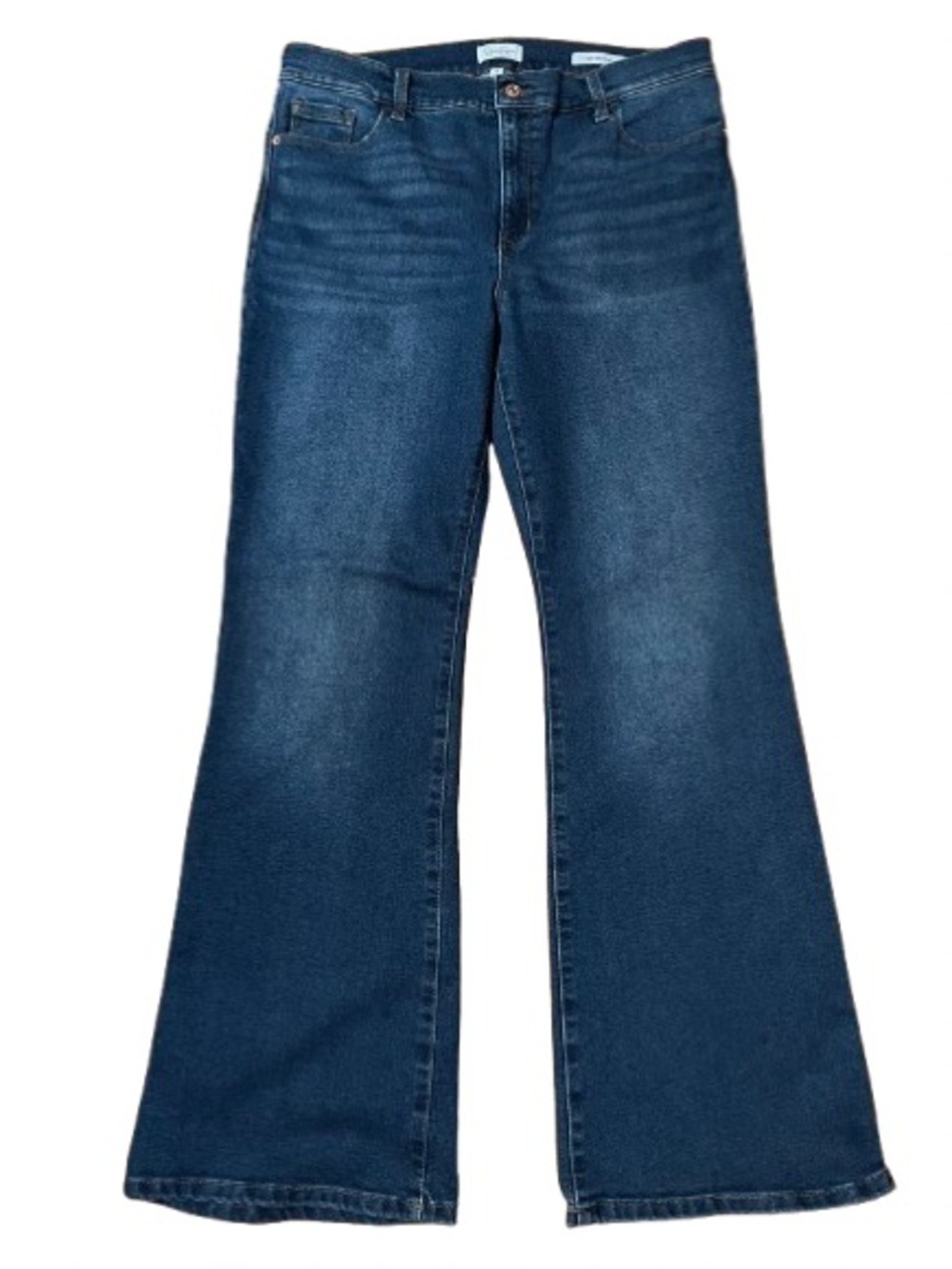 Jessica Simpson Women's High-Rise  Flare Blue Jeans Size 16